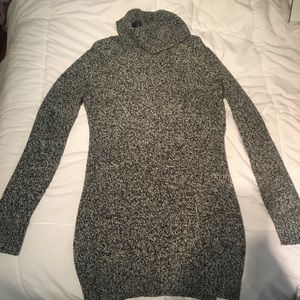 Turtle Neck Sweater Dress
